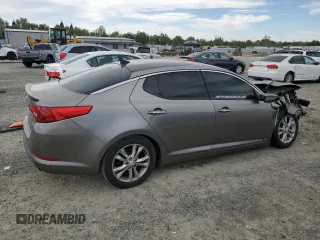 2013 Kia Optima EX with VIN 5XXGN4A7XDG153542, listed as a Copart auction lot 52242315 with 214,249 mi miles and Salvage title. Bid and sale history available at DreamBid. Image 3.