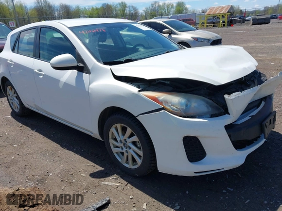 2013 Mazda 3 i Touring with VIN JM1BL1LP0D1833473, listed as a IAAI auction lot 42152978 with 127,789 mi miles and . Bid and sale history available at DreamBid. Image 1.