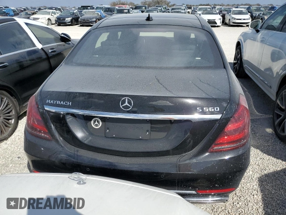 2020 Mercedes-Benz S-Class Maybach S 560 with VIN W1KUX8GB0LA558390, listed as a Copart auction lot 74655674 with 0 mi miles and Non Repairable. Bid and sale history available at carsss.com. Image 6.