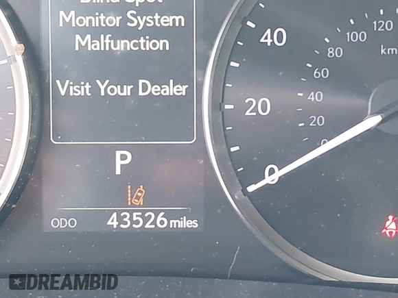 2020 Lexus IS 300 with VIN JTHA81F23L5040784, listed as a IAAI auction lot 42271140 with 43,526 mi miles and . Bid and sale history available at DreamBid. Image 16.