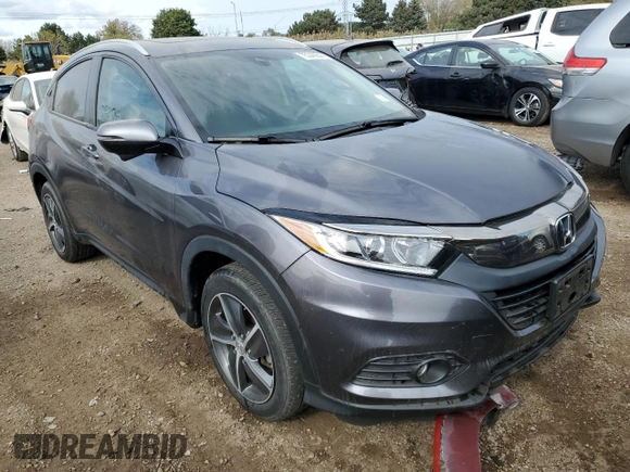 2022 Honda HR-V EX-L with VIN 3CZRU6H78NM731368, listed as a Copart auction lot 75349844 with 26,973 mi miles and Clean Title. Bid and sale history available at DreamBid. Image 4.