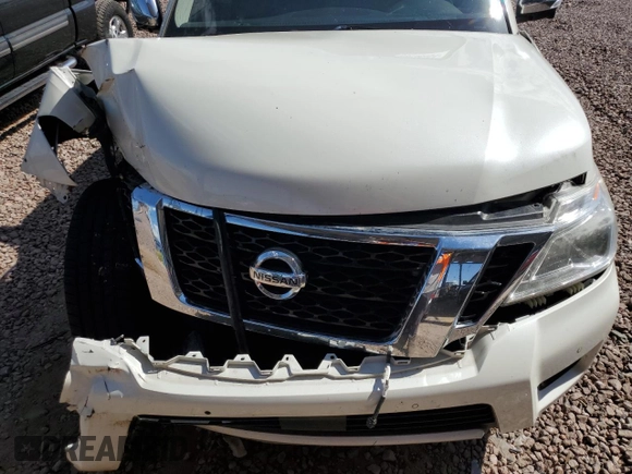 2017 Nissan Armada SL with VIN JN8AY2NC3H9502475, listed as a Copart auction lot 68148464 with 92,440 mi miles and Salvage Title. Bid and sale history available at carsss.com. Image 11.