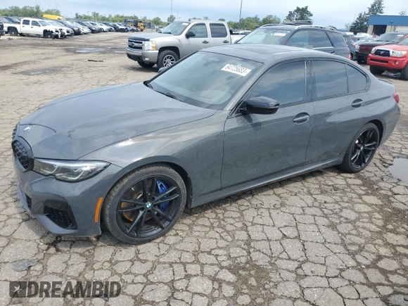 2022 BMW 3 Series M340i xDrive with VIN WBA5U9C07NFM06921, listed as a Copart auction lot 64725683 with 16,994 mi miles and . Bid and sale history available at DreamBid. Image 1.