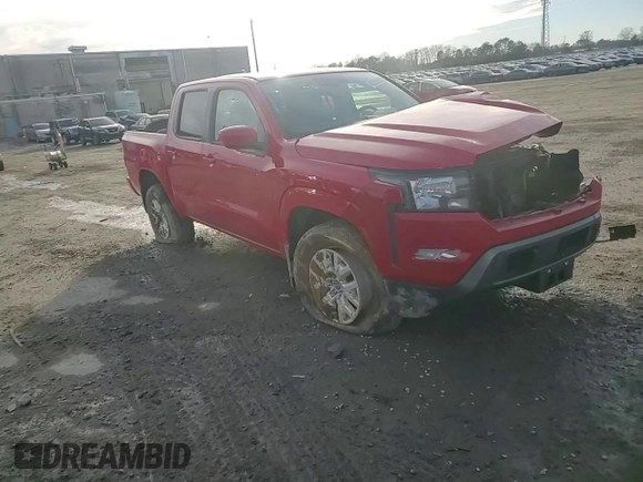 2022 Nissan Frontier S with VIN 1N6ED1EK4NN668837, listed as a Copart auction lot 45220995 with 35,300 mi miles and Salvage title. Bid and sale history available at DreamBid. Image 10.