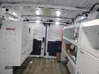 2023 Ford Transit Cargo with VIN 1FTYE1Y82PKB12155, listed as a Copart auction lot 44892755 with 28,921 mi miles and Salvage Title. Bid and sale history available at carsss.com. Image 10.