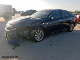 2018 Kia Optima EX with VIN 5XXGU4L31JG211854, listed as a Copart auction lot 52349345 with 48,822 mi miles and Salvage Title. Bid and sale history available at carsss.com. Image 1.