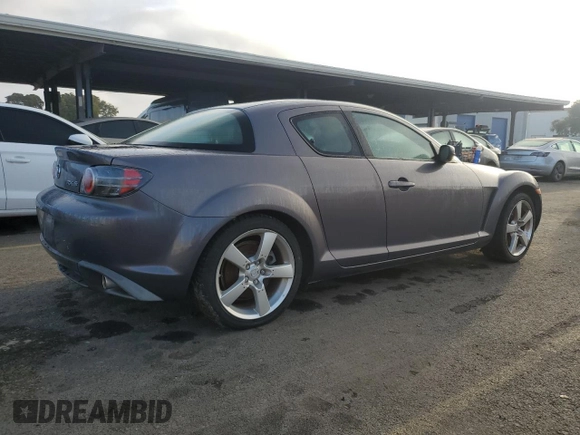 2006 Mazda RX-8 z VIN JM1FE173960204841, wystawiony jako Copart lot #85832354 z przebiegiem 129 871 mil mil oraz Czysty tytuł • Clean title. Historia ofert i sprzedaży dostępna na DreamBid. Obrazek 3.