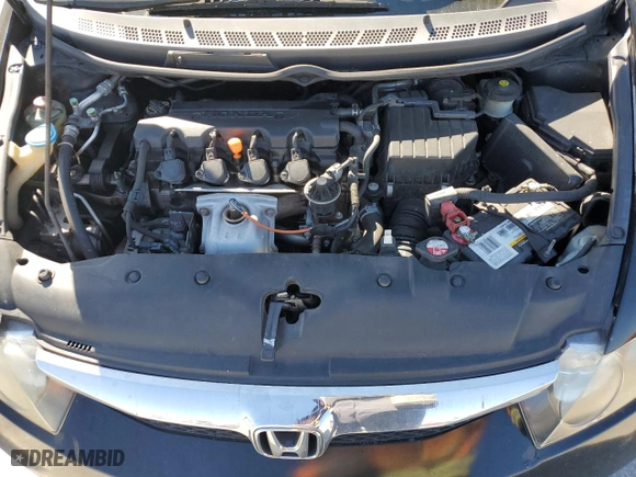 2010 Honda Civic Sdn EX-L with VIN 2HGFA1F92AH528575, listed as a Copart auction lot 49426685 with 138,447 mi miles and Salvage Title. Bid and sale history available at carsss.com. Image 12.