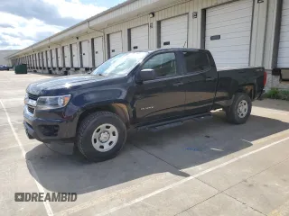 2019 Chevrolet Colorado 4WD Work Truck z VIN 1GCGTBEN2K1153725, wystawiony jako Copart lot #55260585 z przebiegiem 124 465 mil mil oraz Szkoda całkowita • Salvage title. Historia ofert i sprzedaży dostępna na DreamBid. Obrazek 1.