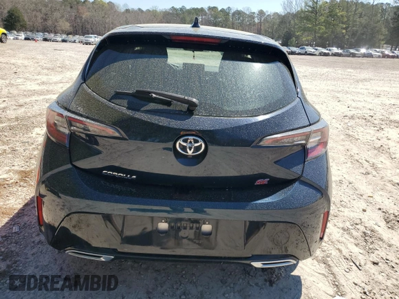 2019 Toyota Corolla Hatchback SE with VIN JTNK4RBE0K3016528, listed as a Copart auction lot 50712035 with 100,181 mi miles and Salvage Title. Bid and sale history available at carsss.com. Image 6.