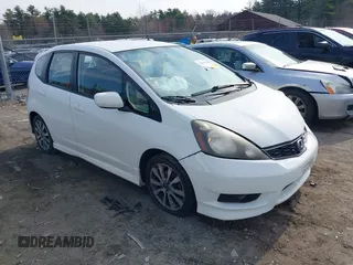 2013 Honda Fit Sport with VIN JHMGE8H5XDC004168, listed as a IAAI auction lot 42041306 with 107,459 mi miles. Bid and sale history available at carsss.com. Image 1.