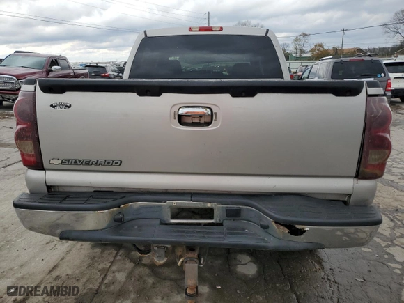 2006 Chevrolet Silverado 1500 LS with VIN 2GCEK13V061349279, listed as a Copart auction lot 81117774 with 0 mi miles and Salvage Title. Bid and sale history available at carsss.com. Image 6.
