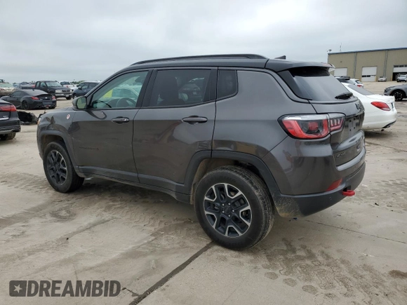 2019 Jeep Compass Trailhawk with VIN 3C4NJDDB0KT618740, listed as a Copart auction lot 55338045 with 149,121 mi miles and Clean Title. Bid and sale history available at carsss.com. Image 2.