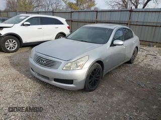 2007 Infiniti G35 Sedan G35x with VIN JNKBV61F37M801054, listed as a IAAI auction lot 41834698 with 192,953 mi miles. Bid and sale history available at carsss.com. Image 2.