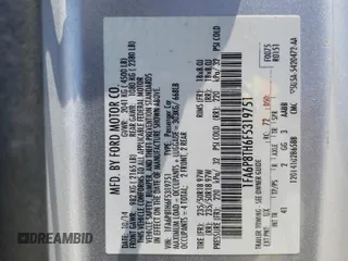 2015 Ford Mustang EcoBoost с VIN 1FA6P8TH6F5319751, выставлен на аукционе Copart как лот 61689905 с пробегом 122 704 миль миль и Списание • Salvage title. История ставок и продаж доступна на DreamBid. Изображение 12.