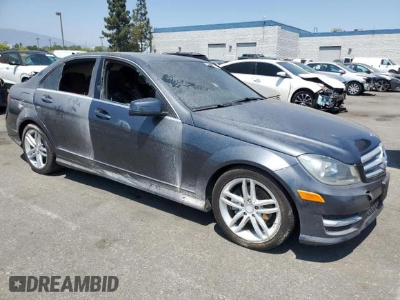 2013 Mercedes-Benz C C 250 Sport with VIN WDDGF4HB8DA778854, listed as a Copart auction lot 54622225 with Not Provided miles and Salvage Title. Bid and sale history available at carsss.com. Image 4.