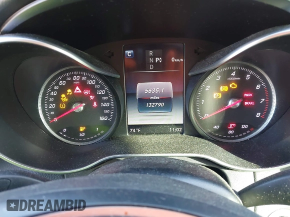 2017 Mercedes-Benz C 300 with VIN WDDWJ4JB6HF436591, listed as a IAAI auction lot 40655655 with 132,790 mi miles and . Bid and sale history available at carsss.com. Image 7.