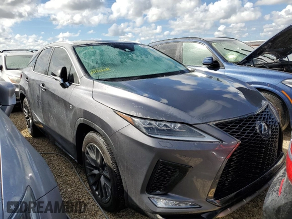 2020 Lexus RX with VIN 2T2YGMDA9LC054847, listed as a Copart auction lot 63568432 with 0 mi miles. Bid and sale history available at carsss.com. Image 1.