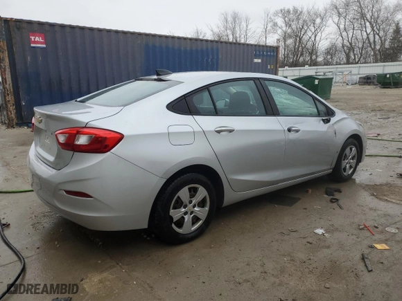 2017 Chevrolet Cruze LS with VIN 1G1BC5SM0H7264814, listed as a Copart auction lot 52046035 with 130,079 mi miles and Non Repairable. Bid and sale history available at carsss.com. Image 3.