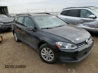 2017 Volkswagen Golf SportWagen S with VIN 3VWC17AU4HM510099, listed as a Copart auction lot 46581174 with 46,344 mi miles. Bid and sale history available at carsss.com. Image 4.