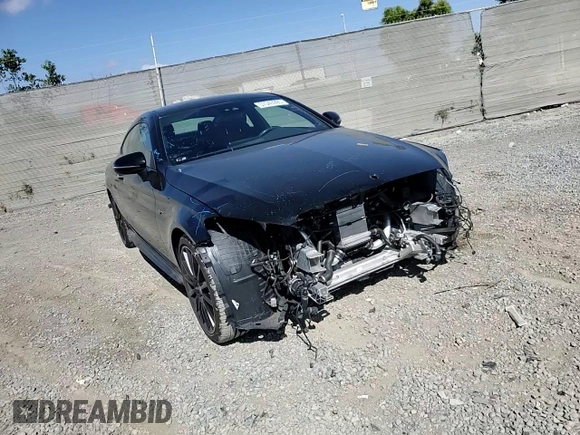 2023 Mercedes-Benz C 43 AMG with VIN W1KWJ6EB8PG119569, listed as a Copart auction lot 57043995 with 14,601 mi miles and Salvage title. Bid and sale history available at DreamBid. Image 14.