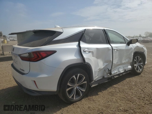 2016 Lexus RX 450h with VIN 2T2BGMCA6GC008406, listed as a Copart auction lot 56819155 with 47,804 mi miles and Salvage title. Bid and sale history available at DreamBid. Image 3.