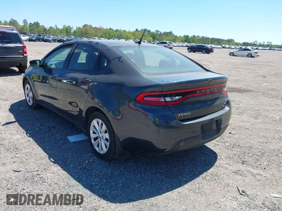 2014 Dodge Dart SXT with VIN 1C3CDFBB5ED822364, listed as a IAAI auction lot 41897570 with 116,733 mi miles. Bid and sale history available at carsss.com. Image 3.