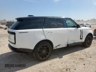 2024 Land Rover Range Rover SE z VIN SALKPBFUXRA200006, wystawiony jako Copart lot #56496285 z przebiegiem 29 459 mil mil oraz Szkoda całkowita • Salvage title. Historia ofert i sprzedaży dostępna na DreamBid. Obrazek 3.