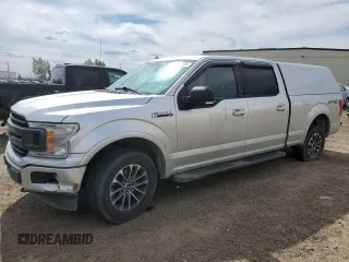 2018 Ford F-150 XL with VIN 1FTFW1E58JFD90511, listed as a Copart auction lot 60147855 with 330,195 mi miles and Clean title. Bid and sale history available at DreamBid. Image 1.