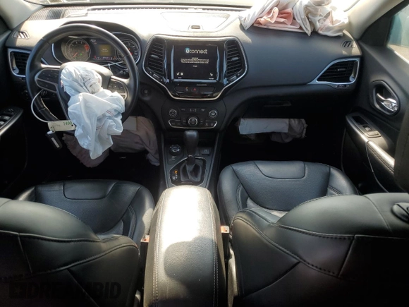 2020 Jeep Cherokee Limited with VIN 1C4PJMDXXLD643317, listed as a Copart auction lot 59341115 with 58,514 mi miles and Salvage title. Bid and sale history available at DreamBid. Image 8.