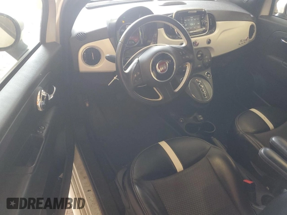 2017 FIAT 500e with VIN 3C3CFFGE9HT525304, listed as a Copart auction lot 61429425 with 33,270 mi miles and Salvage title. Bid and sale history available at DreamBid. Image 8.