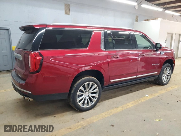 2022 GMC Yukon XL Denali with VIN 1GKS2JKL9NR240042, listed as a Copart auction lot 86247994 with 27,538 mi miles and Salvage Title. Bid and sale history available at carsss.com. Image 3.