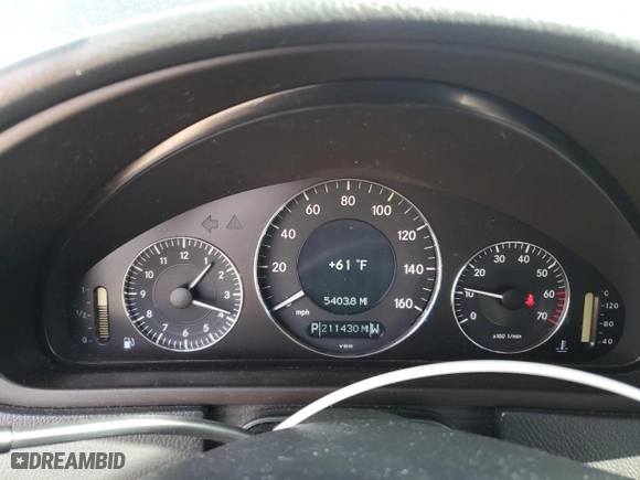 2003 Mercedes-Benz CLK-Class 3.2L with VIN WDBTJ65J53F049161, listed as a Copart auction lot 52957595 with 211,430 mi miles and Salvage Title. Bid and sale history available at carsss.com. Image 9.