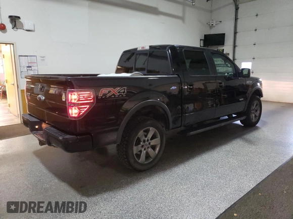 2013 Ford F-150 XL with VIN 1FTFW1ET8DKE41631, listed as a Copart auction lot 41372035 with 152,236 mi miles and Clean Title. Bid and sale history available at DreamBid. Image 3.