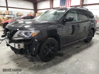 2018 Nissan Pathfinder SL with VIN 5N1DR2MMXJC670294, listed as a Copart auction lot 44928045 with 123,842 mi miles and Salvage Title. Bid and sale history available at carsss.com. Image 1.