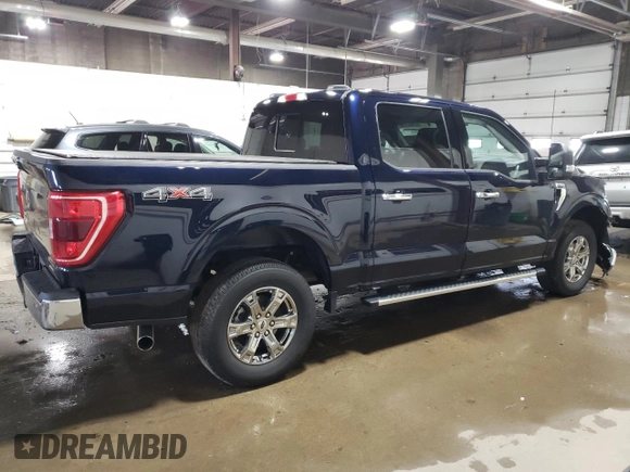 2023 Ford F-150 XL with VIN 1FTEW1EP5PFB04068, listed as a Copart auction lot 57957125 with 40,809 mi miles and Salvage title. Bid and sale history available at DreamBid. Image 3.