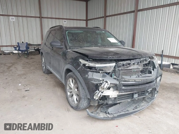 2020 Ford Explorer XLT with VIN 1FMSK7DH9LGC27951, listed as a IAAI auction lot 41623009 with 93,918 mi miles. Bid and sale history available at carsss.com. Image 1.