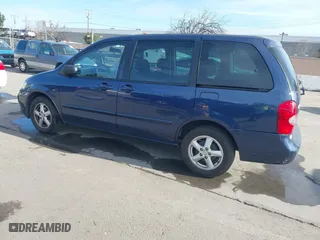 2003 Mazda MPV LX with VIN JM3LW28A030354777, listed as a IAAI auction lot 41624923 with 199,283 mi miles. Bid and sale history available at carsss.com. Image 3.