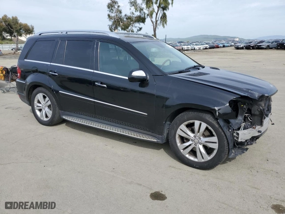 2010 Mercedes-Benz GL-Class GL 450 with VIN 4JGBF7BE6AA540629, listed as a Copart auction lot 49322195 with 107,701 mi miles and Salvage Title. Bid and sale history available at carsss.com. Image 4.