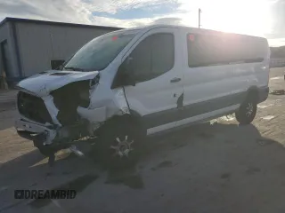 2016 Ford Transit Wagon XL with VIN 1FBZX2ZM8GKB25464, listed as a Copart auction lot 89142895 with 144,333 mi miles and Salvage Title. Bid and sale history available at carsss.com. Image 1.