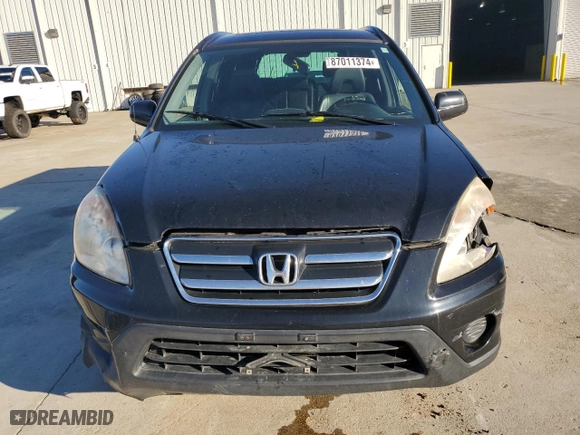 2006 Honda CR-V EX SE with VIN SHSRD78916U445244, listed as a Copart auction lot 87011374 with 224,760 mi miles and Clean Title. Bid and sale history available at carsss.com. Image 5.
