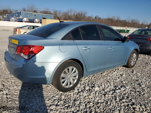 2011 Chevrolet Cruze LS with VIN 1G1PC5SH1B7149705, listed as a Copart auction lot 48504535 with 105,766 mi miles and Salvage Title. Bid and sale history available at carsss.com. Image 3.