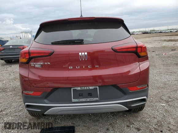 2024 Buick Encore GX Preferred с VIN KL4AMCSL6RB004308, выставлен на аукционе Copart как лот 55789975 с пробегом 6 361 миль миль и Списание • Salvage title. История ставок и продаж доступна на DreamBid. Изображение 6.
