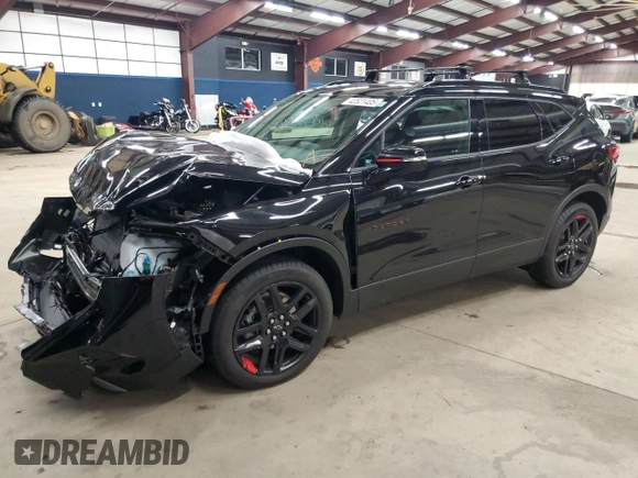 2024 Chevrolet Blazer LT z VIN 3GNKBJR49RS217400, wystawiony jako Copart lot #42521405 z przebiegiem 10 380 mil mil oraz Szkoda całkowita • Salvage title. Historia ofert i sprzedaży dostępna na DreamBid. Obrazek 1.