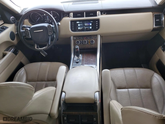2016 Land Rover Range Rover Sport V6 HSE with VIN SALWR2PF3GA589306, listed as a Copart auction lot 52729465 with 93,669 mi miles and Clean Title. Bid and sale history available at carsss.com. Image 8.