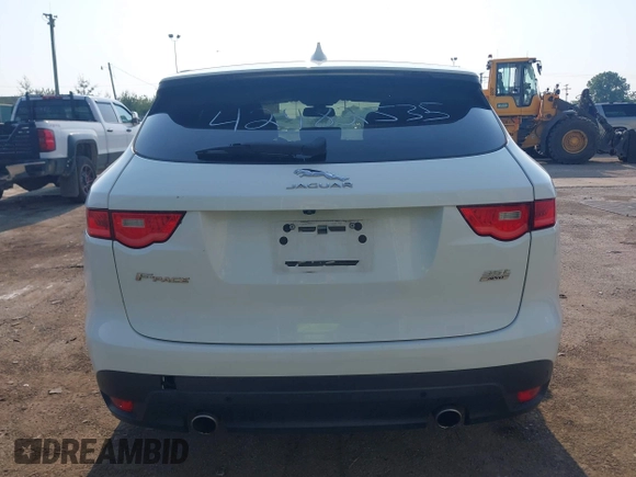 2017 Jaguar F-Pace 35t Prestige with VIN SADCK2BV7HA069340, listed as a IAAI auction lot 42482535 with 99,861 mi miles and . Bid and sale history available at DreamBid. Image 16.