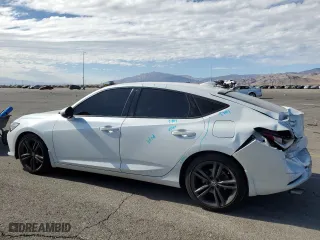 2023 Acura Integra w/A-Spec Technology Package with VIN 19UDE4H62PA017729, listed as a Copart auction lot 71609764 with 25,271 mi miles and Salvage Title. Bid and sale history available at carsss.com. Image 2.