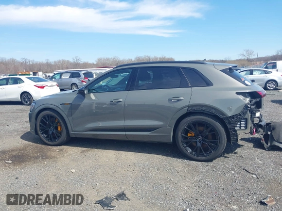 2022 Audi e-tron Chronos with VIN WA1VABGEXNB024392, listed as a IAAI auction lot 41828384 with 35,637 mi miles. Bid and sale history available at carsss.com. Image 15.