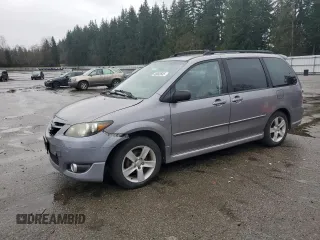 2004 Mazda MPV ES z VIN JM3LW28JX40528808, wystawiony jako Copart lot #49003505 z przebiegiem 186 344 mil mil oraz Szkoda całkowita • Salvage title. Historia ofert i sprzedaży dostępna na DreamBid. Obrazek 1.
