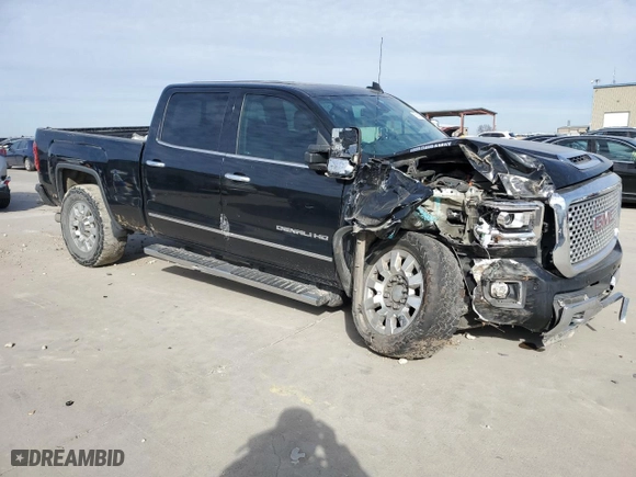 2017 GMC Sierra 2500HD Denali with VIN 1GT12UEY6HF190500, listed as a Copart auction lot 87604575 with 0 mi miles and Salvage Title. Bid and sale history available at carsss.com. Image 4.